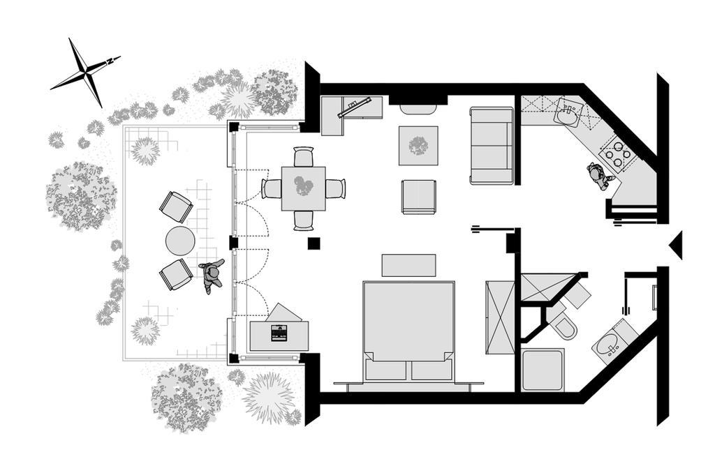 Atelier-Appartement Ambienta Im Zentrum Von Binz Extérieur photo